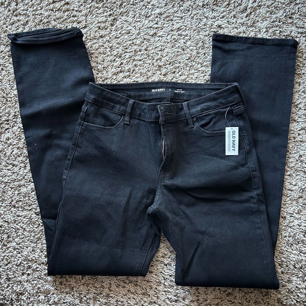 High Waisted Boot Cut Jeans